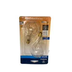 Westinghouse 60W Fan Lightbulbs 2 Packs New